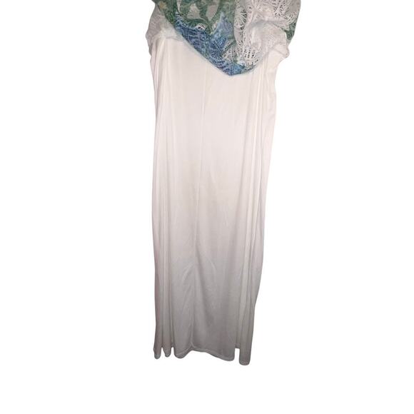 Catherine‘s women size 1X open knit overlay maxi sleeveless jeweled belt dress ￼ - Picture 9 of 11